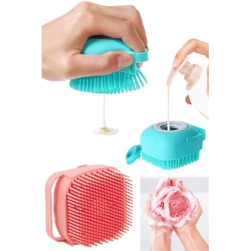 BUĞZ Duş Jeli Hazneli Banyo Masaj Kesesi