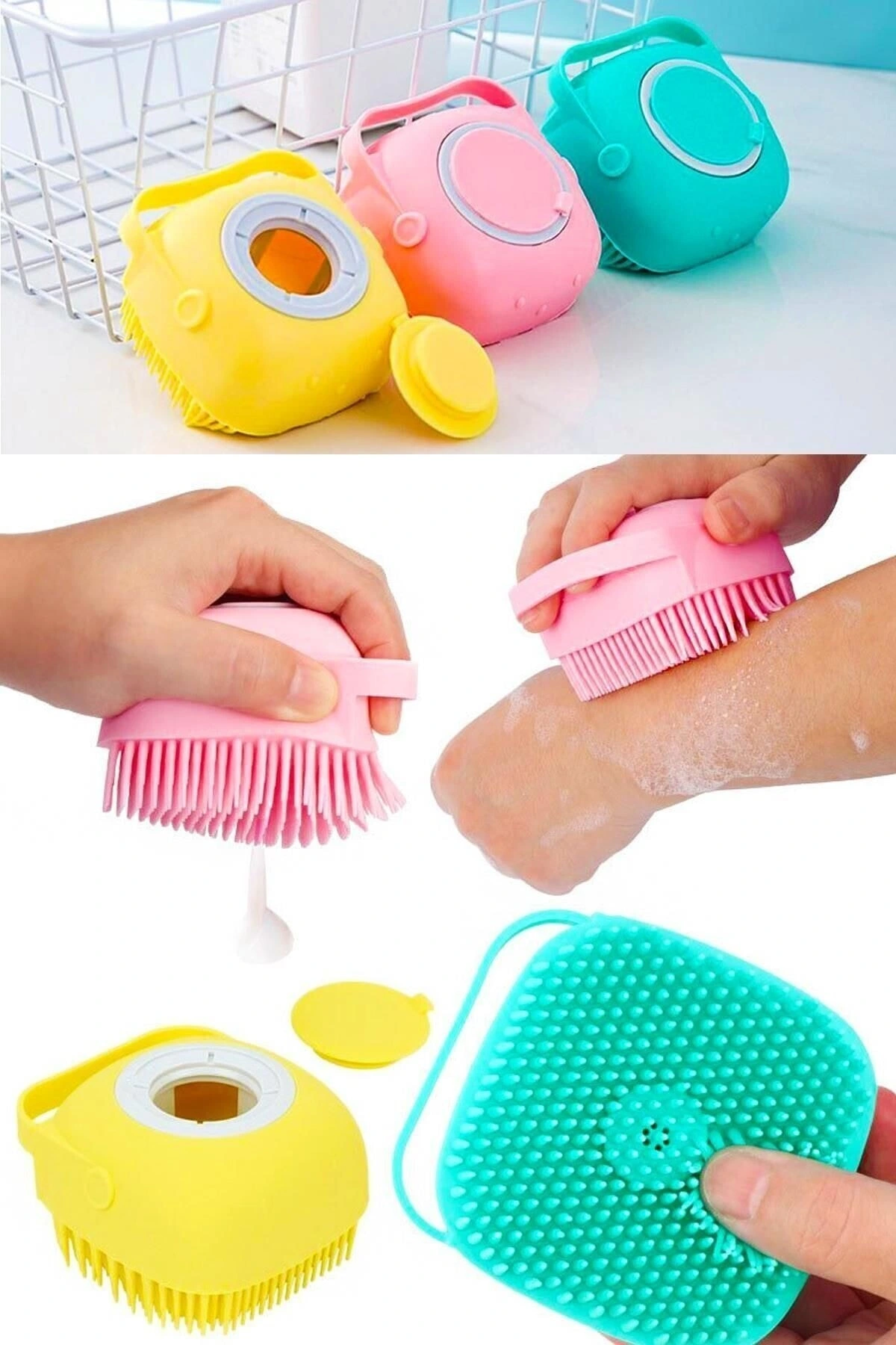 BUĞZ DUŞ JELİ HAZNELİ BANYO MASAJ KESESİ