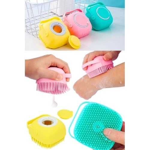 BUĞZ Duş Jeli Hazneli Banyo Masaj Kesesi