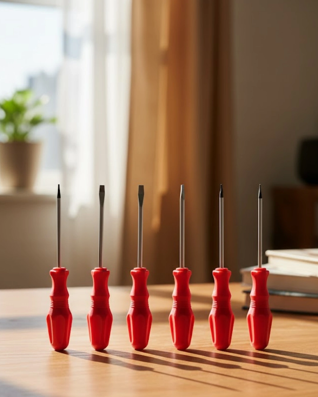 BUĞZ Düz ve Yıldız Başlıklı 7li Tornavida Seti Ergonomik Tutma