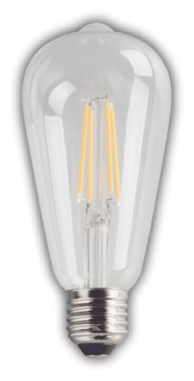 BUĞZ Eco Lounge KENDAL KES505 Led Rustik Ampul 6W 2700K Gün Işığı E27 Duy