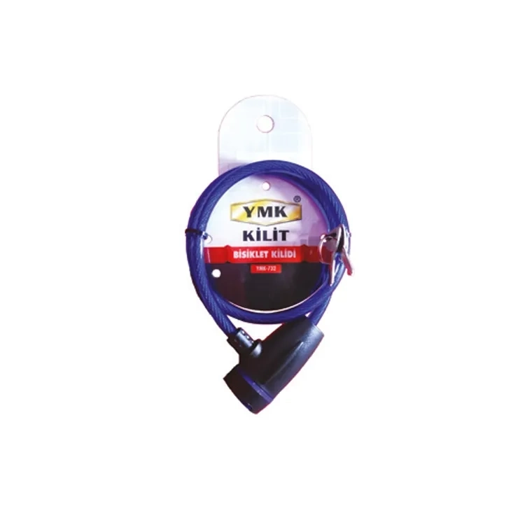 BUĞZ Eko Çelik Halatlı, İzoleli Bisiklet Kilidi - 8mm, 65 Cm BUĞZ Eko Çelik Halatlı, İzoleli Bisiklet Kilidi - 8mm, 65 Cm
