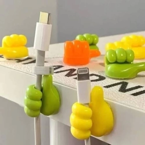 BUĞZ El Şeklinde Kablo Tutucu 10 Adet