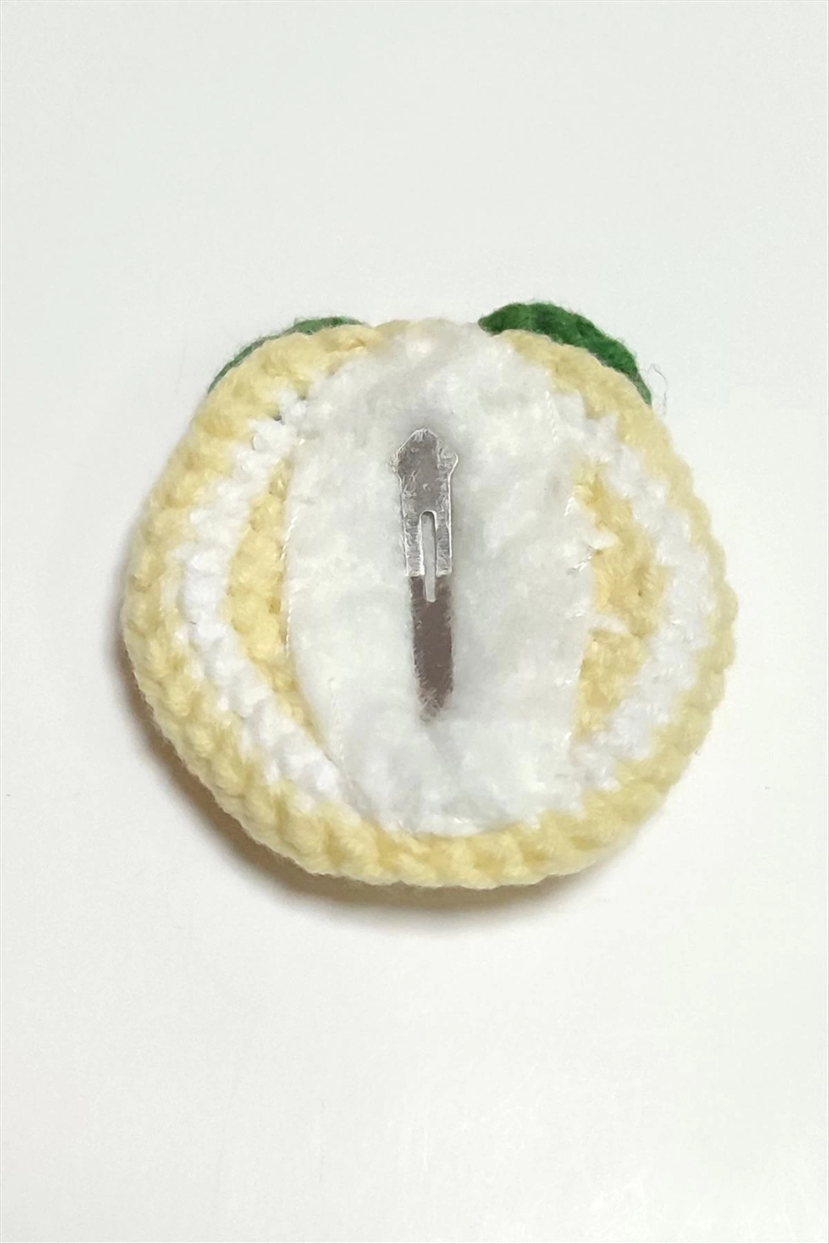 BUĞZ El Yapımı Limon İşlemeli Örgülü Çıtçıtlı Toka