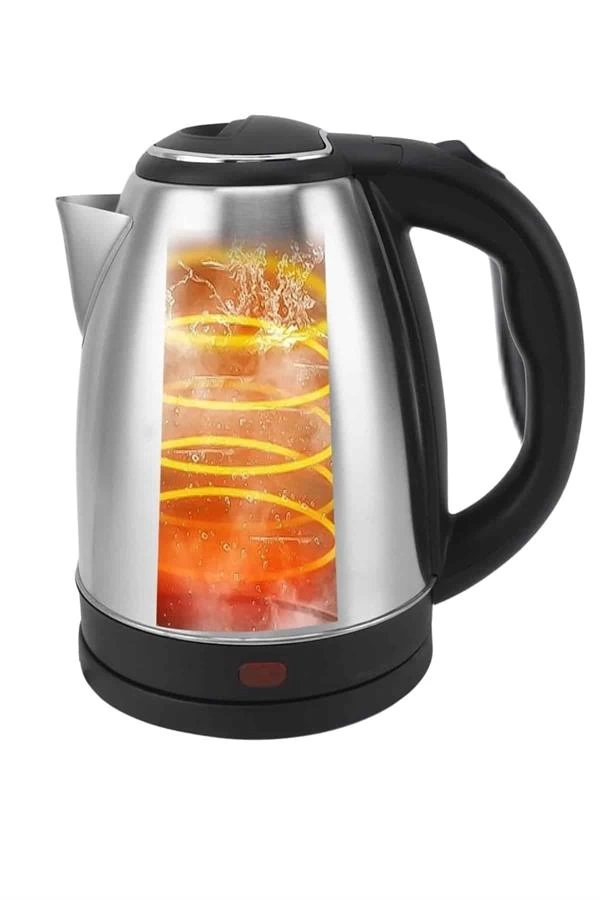 BUĞZ Elektrikli Paslanmaz Çelik Su Isıtcı Çelik Kettle 1.8 Lt. Uzun Ömürlü BUĞZ Elektrikli Paslanmaz Çelik Su Isıtcı Çelik Kettle 1.8 Lt. Uzun Ömürlü