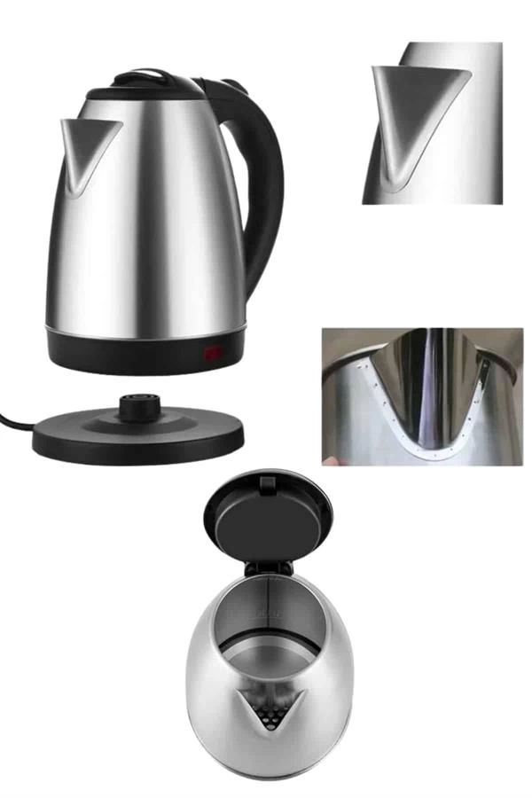 BUĞZ Elektrikli Paslanmaz Çelik Su Isıtcı Çelik Kettle 1.8 Lt. Uzun Ömürlü BUĞZ Elektrikli Paslanmaz Çelik Su Isıtcı Çelik Kettle 1.8 Lt. Uzun Ömürlü