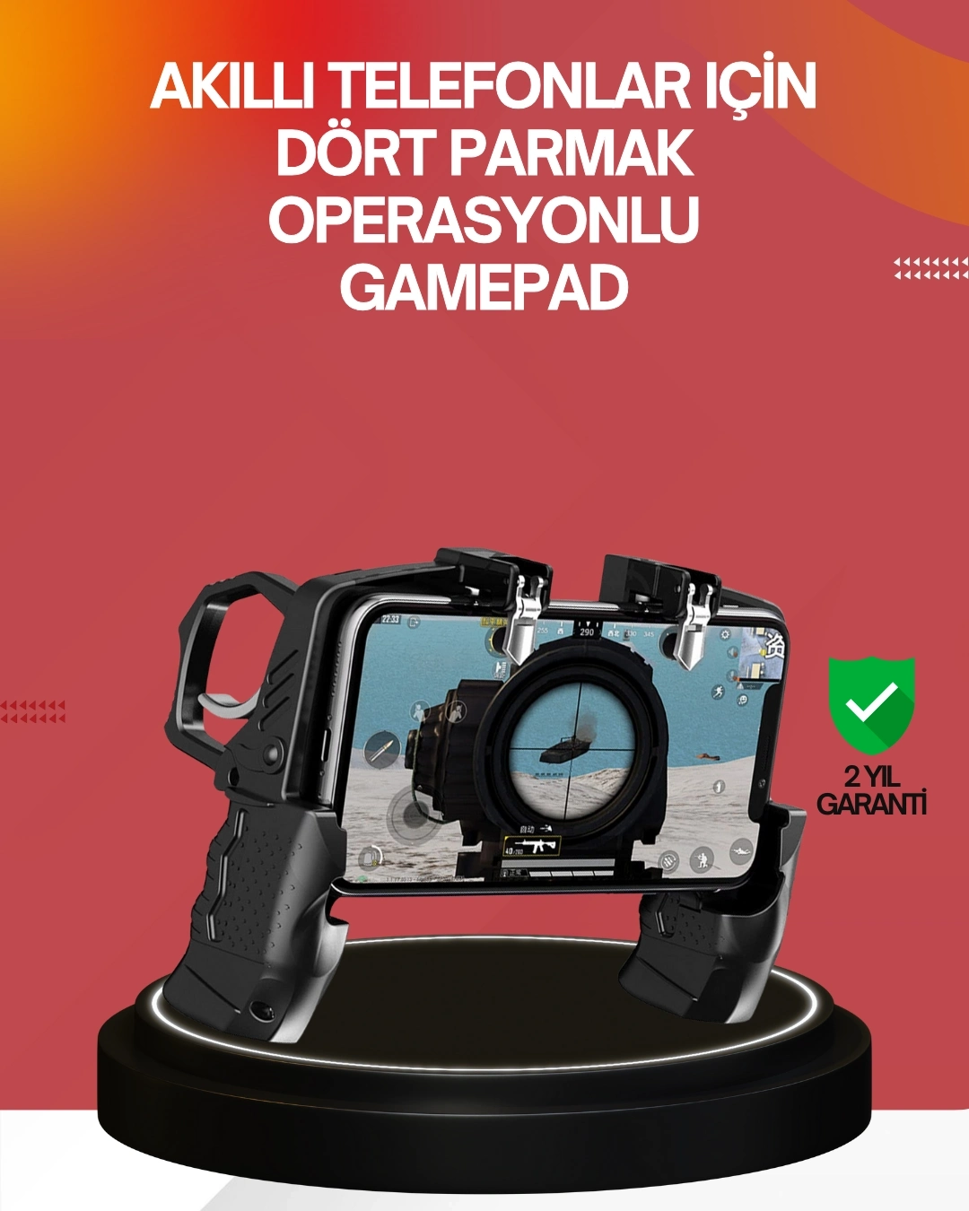 BUĞZ Ergonomik Mobil Oyun Gamepad Tutucu