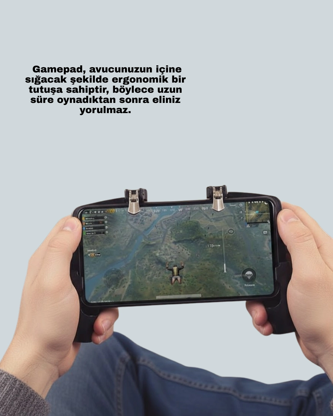 BUĞZ Ergonomik Mobil Oyun Gamepad Tutucu