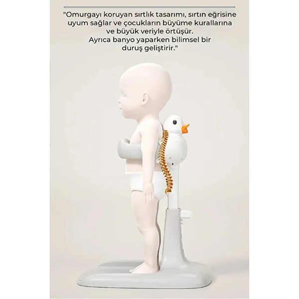 BUĞZ ERGONOMİK ÖRDEKLİ BEBEK BANYO YIKAMA YARDIMCISI
