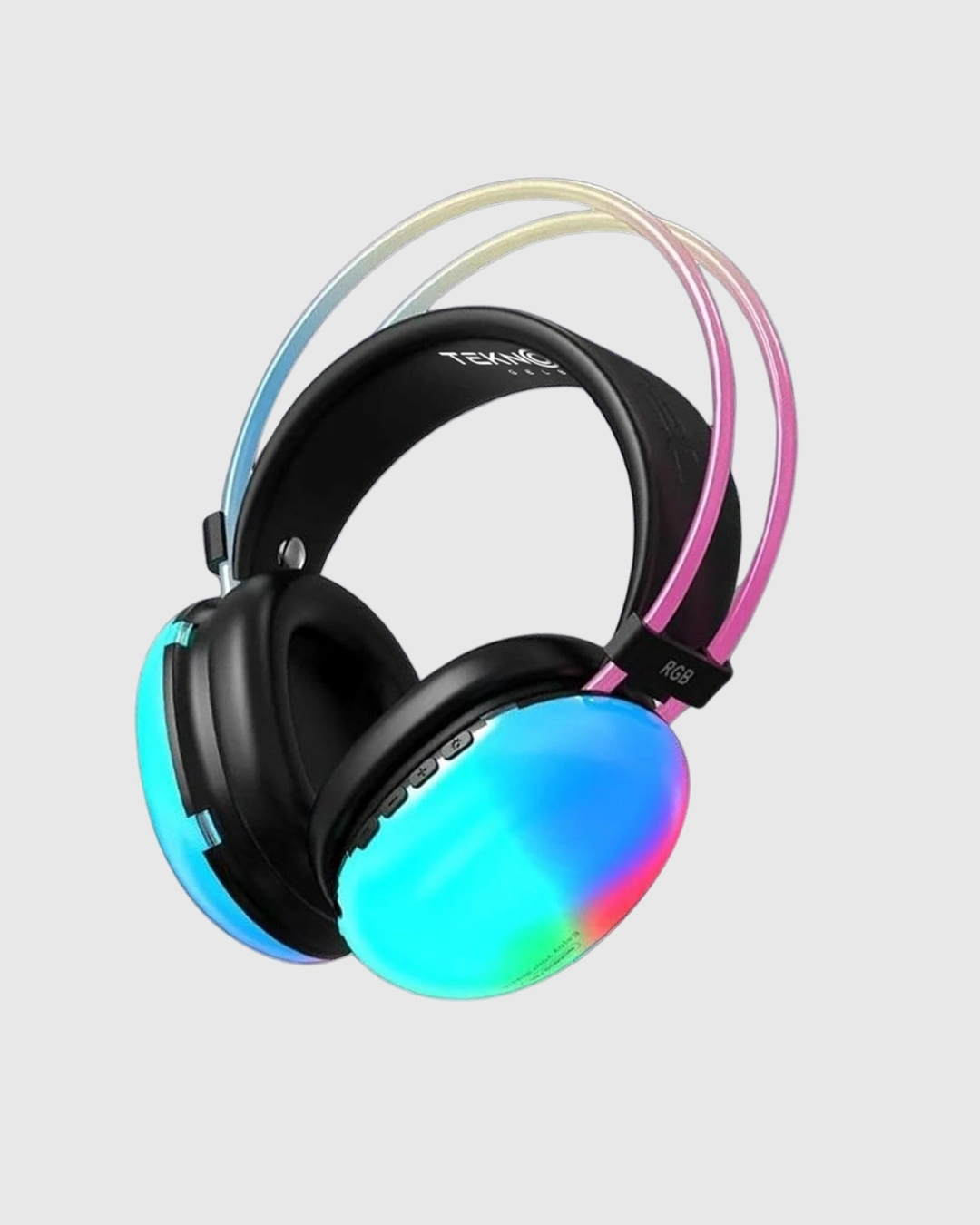 BUĞZ Ergonomik RGB Bluetooth Kulaklık 3D Ses