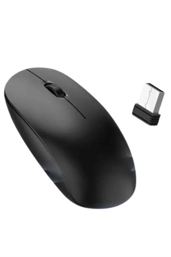 BUĞZ Ergonomik Tasarım Kablosuz Siyah Mouse Hassas Uzun Ömürlü