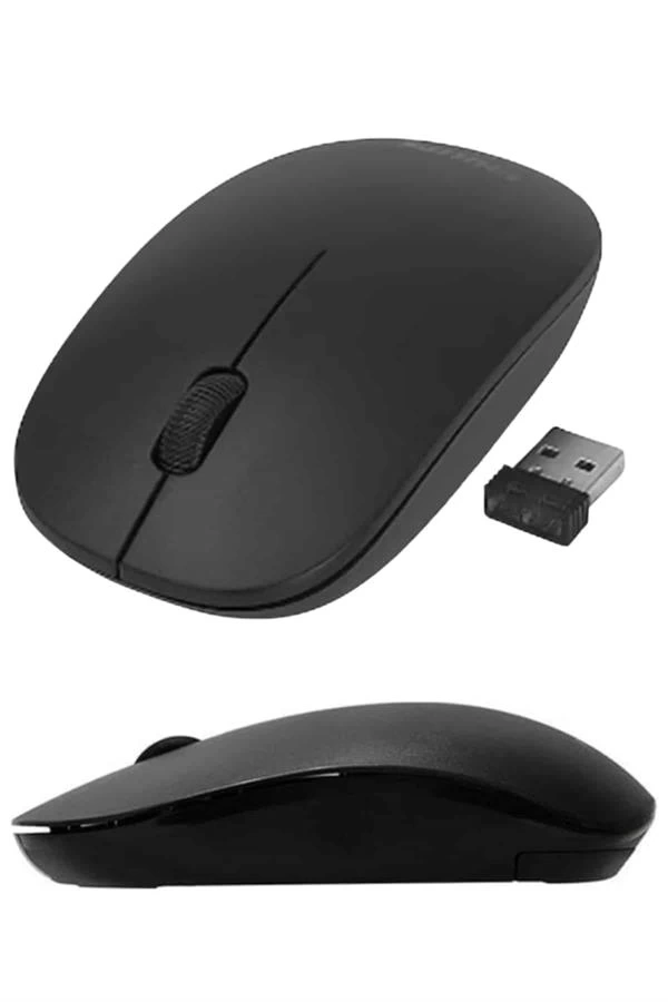 BUĞZ Ergonomik Tasarım Kablosuz Siyah Mouse Hassas Uzun Ömürlü