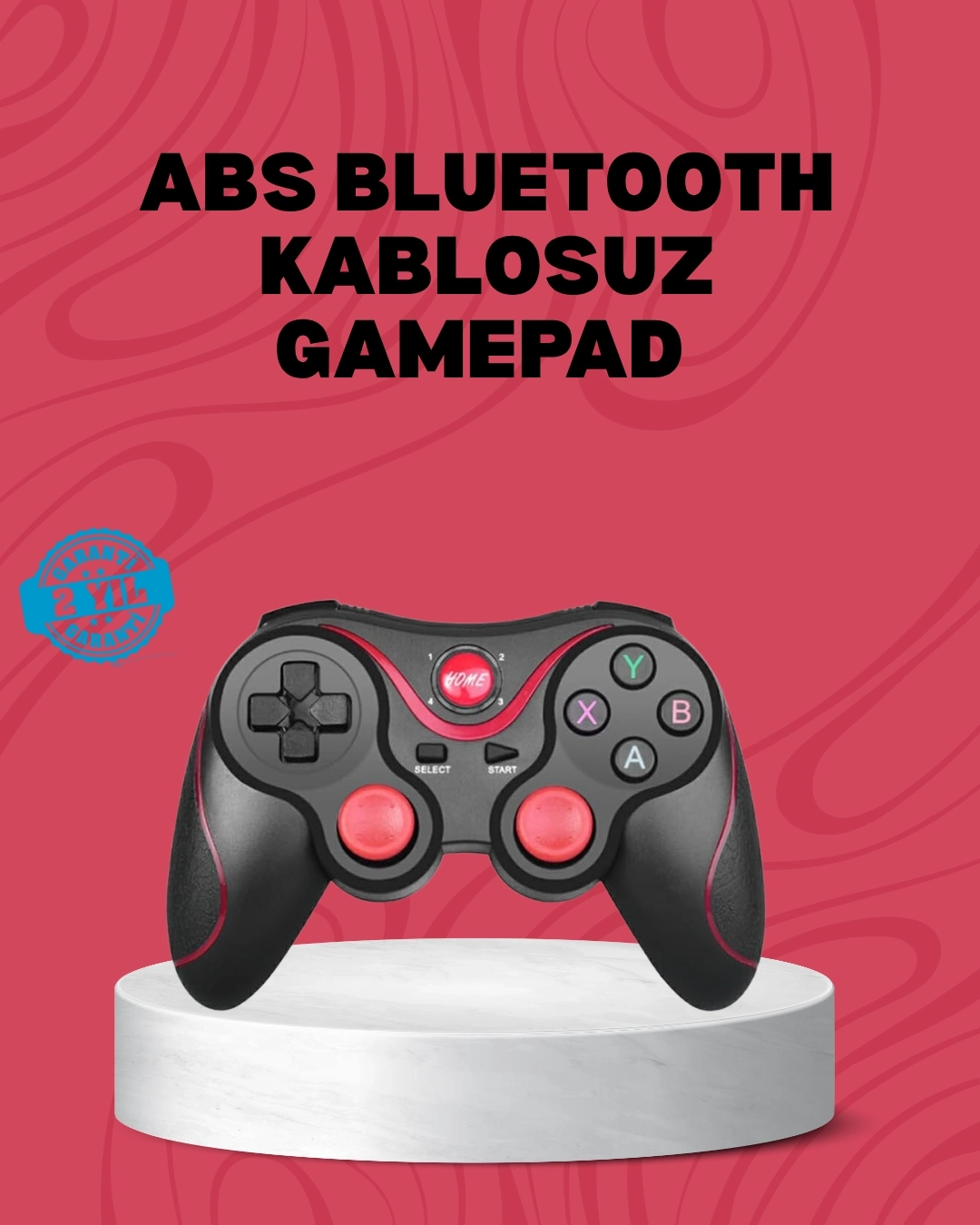 BUĞZ Ergonomik Tasarımlı Çok Yönlü Wireless Gamepad