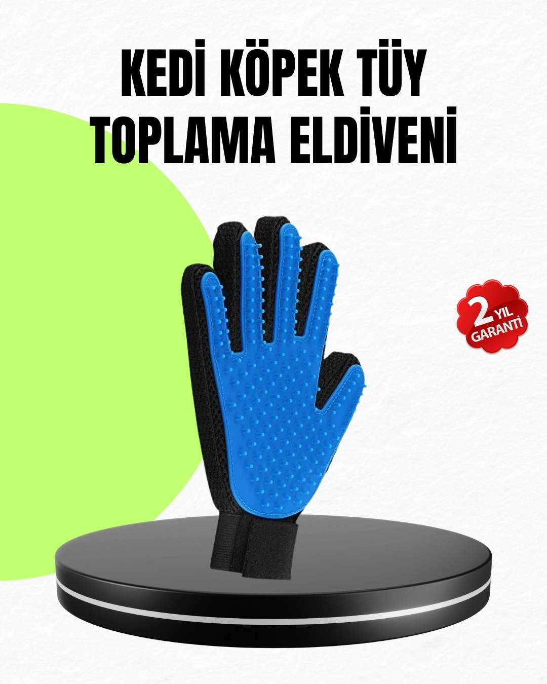 BUĞZ Evcil Hayvan Bakım Eldiveni – Masaj ve Tüy Toplama Özellikli Silikon Eldiven