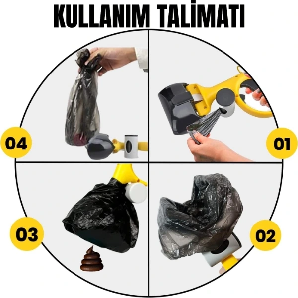 BUĞZ Evcil Hayvan Dışkı Toplama Aparatı