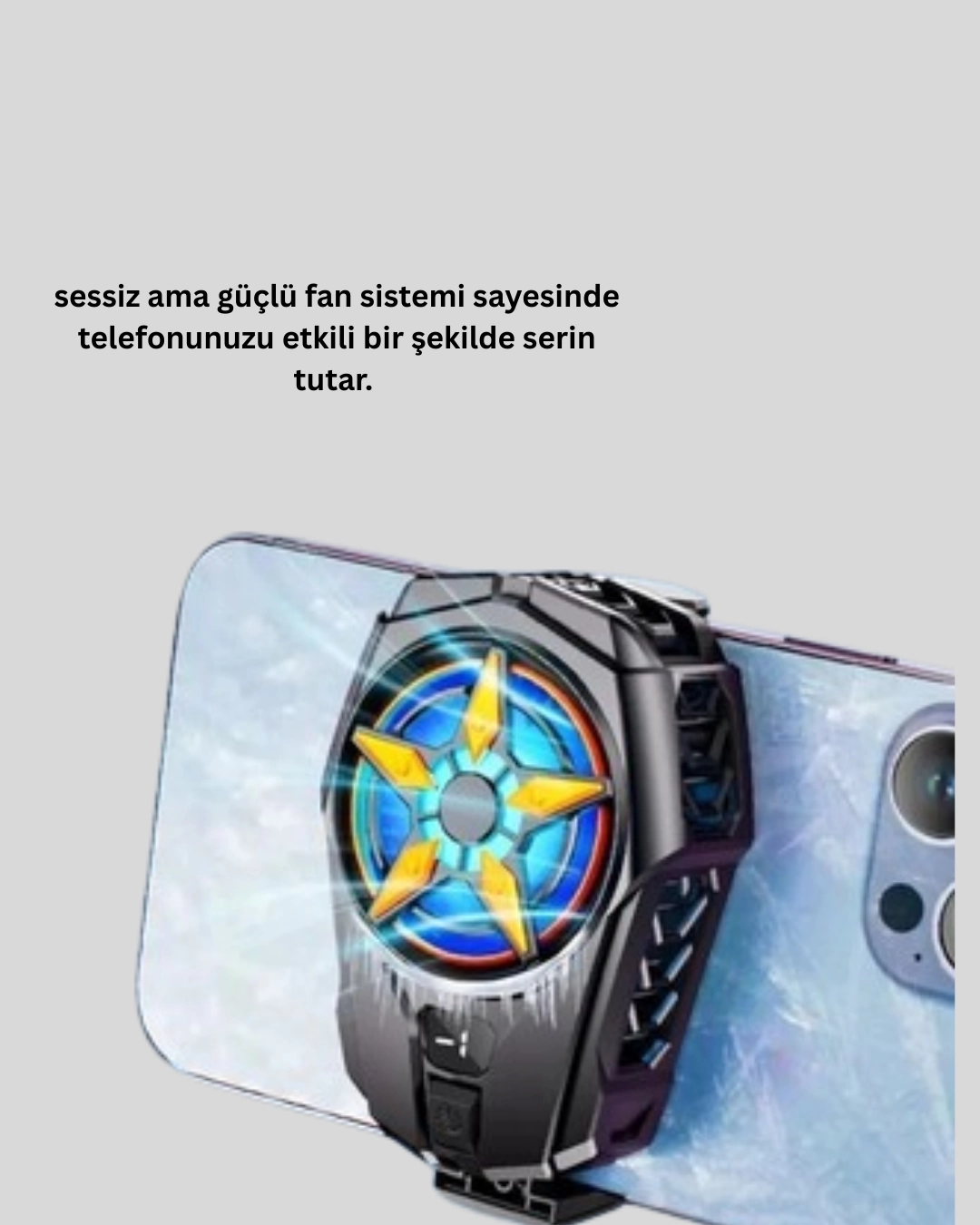 BUĞZ Evrensel Uyumlu Type-C Şarjlı Cep Telefonu Radyatörü
