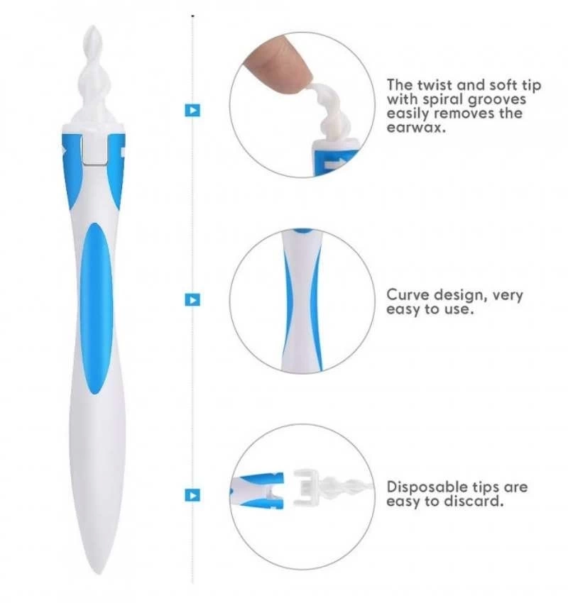 BUĞZ Find Back Pratik Kulak Temizleme Aparatı Silikon Kit Ear Claning