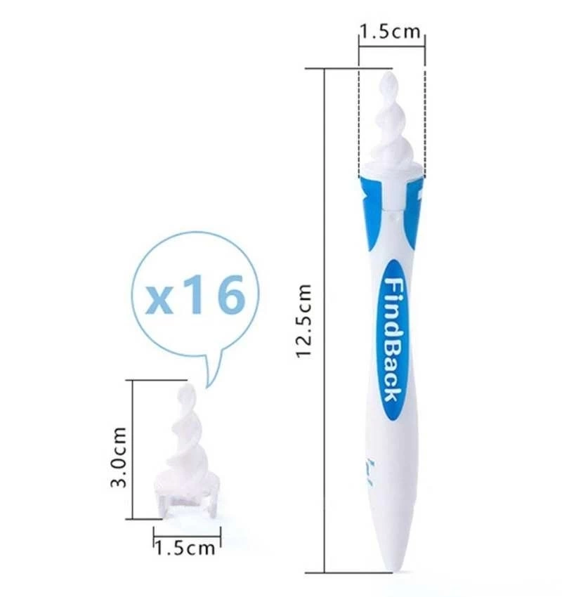 BUĞZ Find Back Pratik Kulak Temizleme Aparatı Silikon Kit Ear Claning