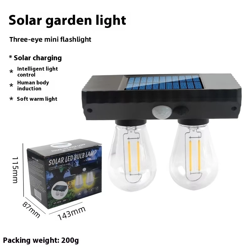 BUĞZ Fithome Yt-819 2 Watt Suya Dayanıklı Hareket Sensörlü Solar Led Lamba