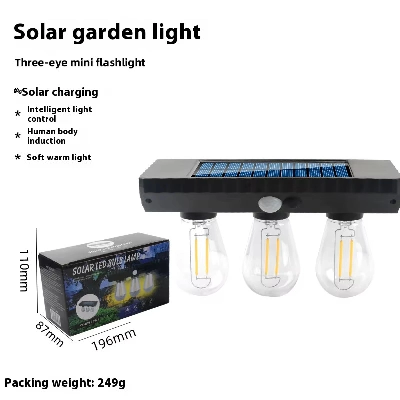 BUĞZ Fithome Yt-819 3 Watt Suya Dayanıklı Hareket Sensörlü Solar Led Lamba