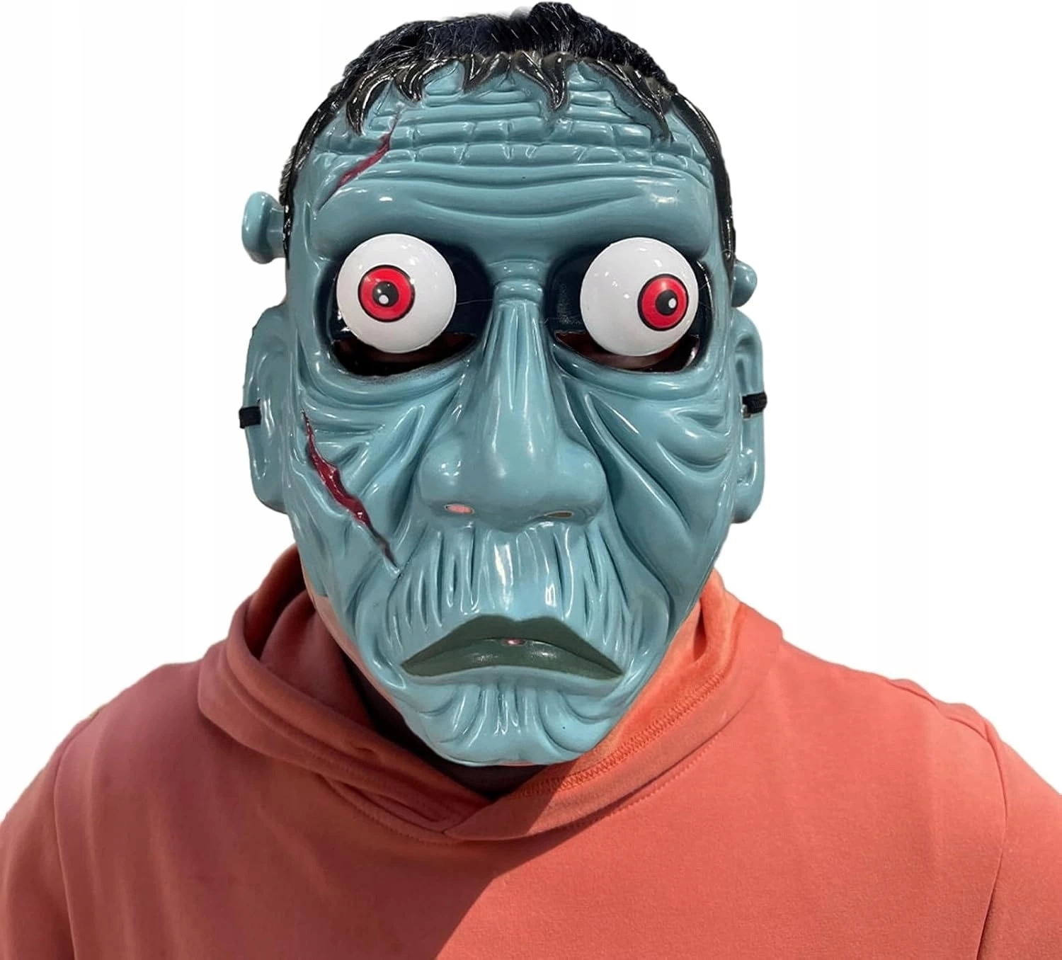 BUĞZ Frankenstein Temalı Sallanan Oynar Gözlü Maske BUĞZ Frankenstein Temalı Sallanan Oynar Gözlü Maske