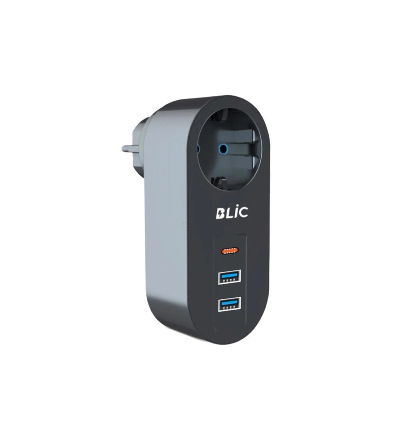 BUĞZ Ftr-07 2xusb 1xtypec Termal Akım Korumalı Isıya Dayanıklı Tekli Priz