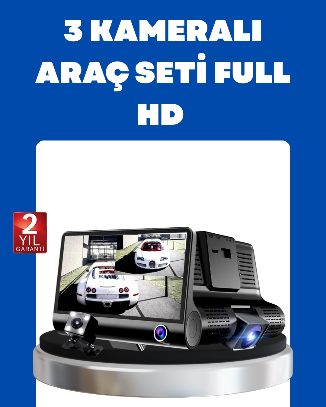 BUĞZ G-Sensör, Park Modu ve Döngüsel Kayıt Destekli Araç DVR