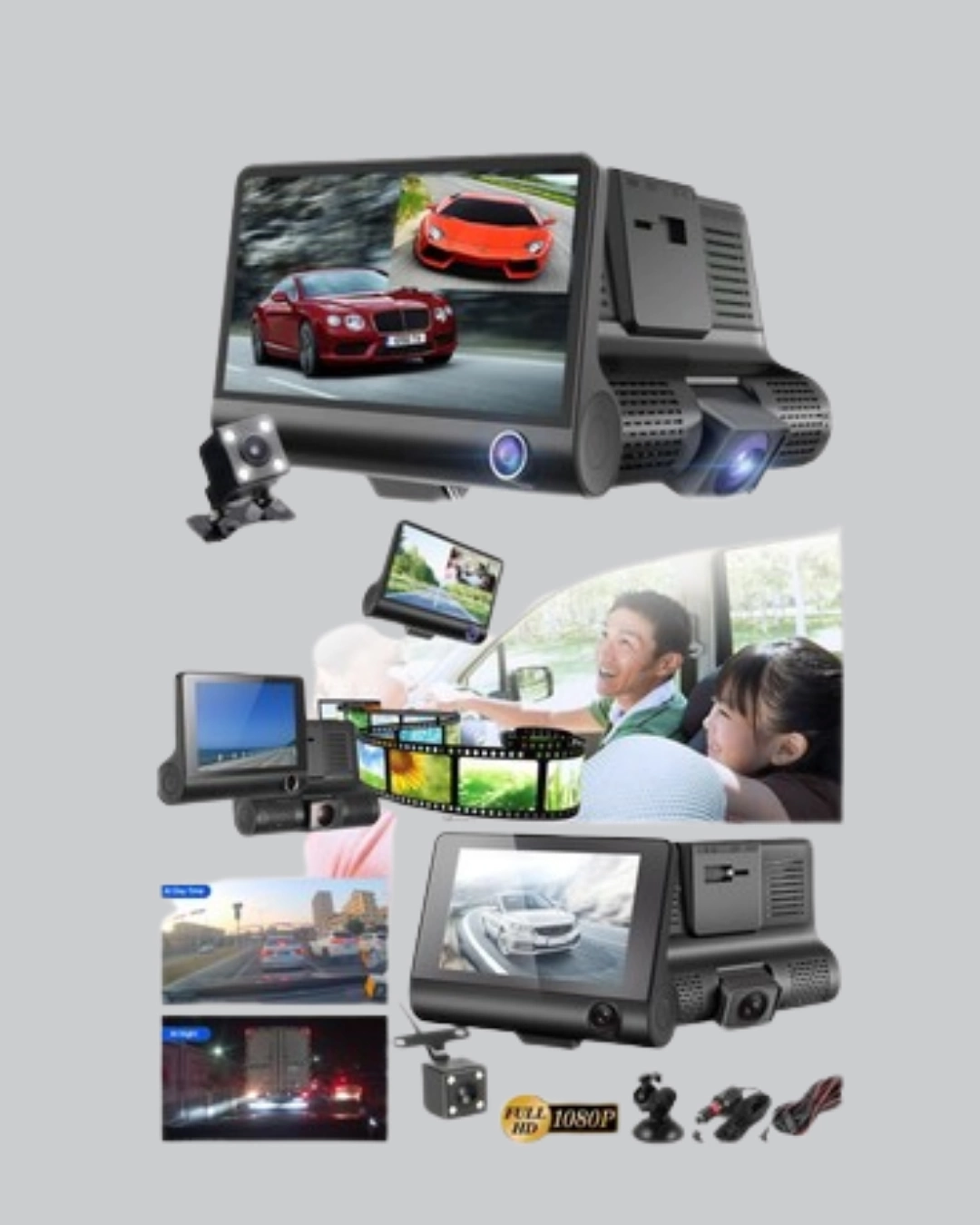 BUĞZ G-Sensör, Park Modu ve Döngüsel Kayıt Destekli Araç DVR