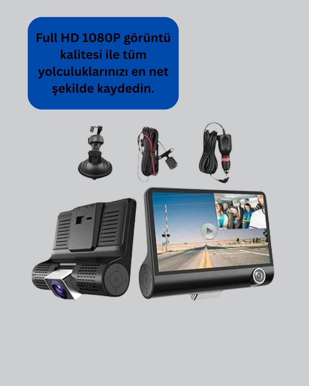BUĞZ G-Sensör, Park Modu ve Döngüsel Kayıt Destekli Araç DVR