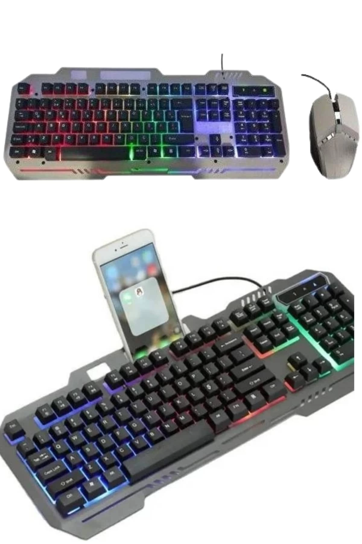 BUĞZ Gaming Oyuncu Klavyesi Led Aydınlatmalı Mekanik Hisli