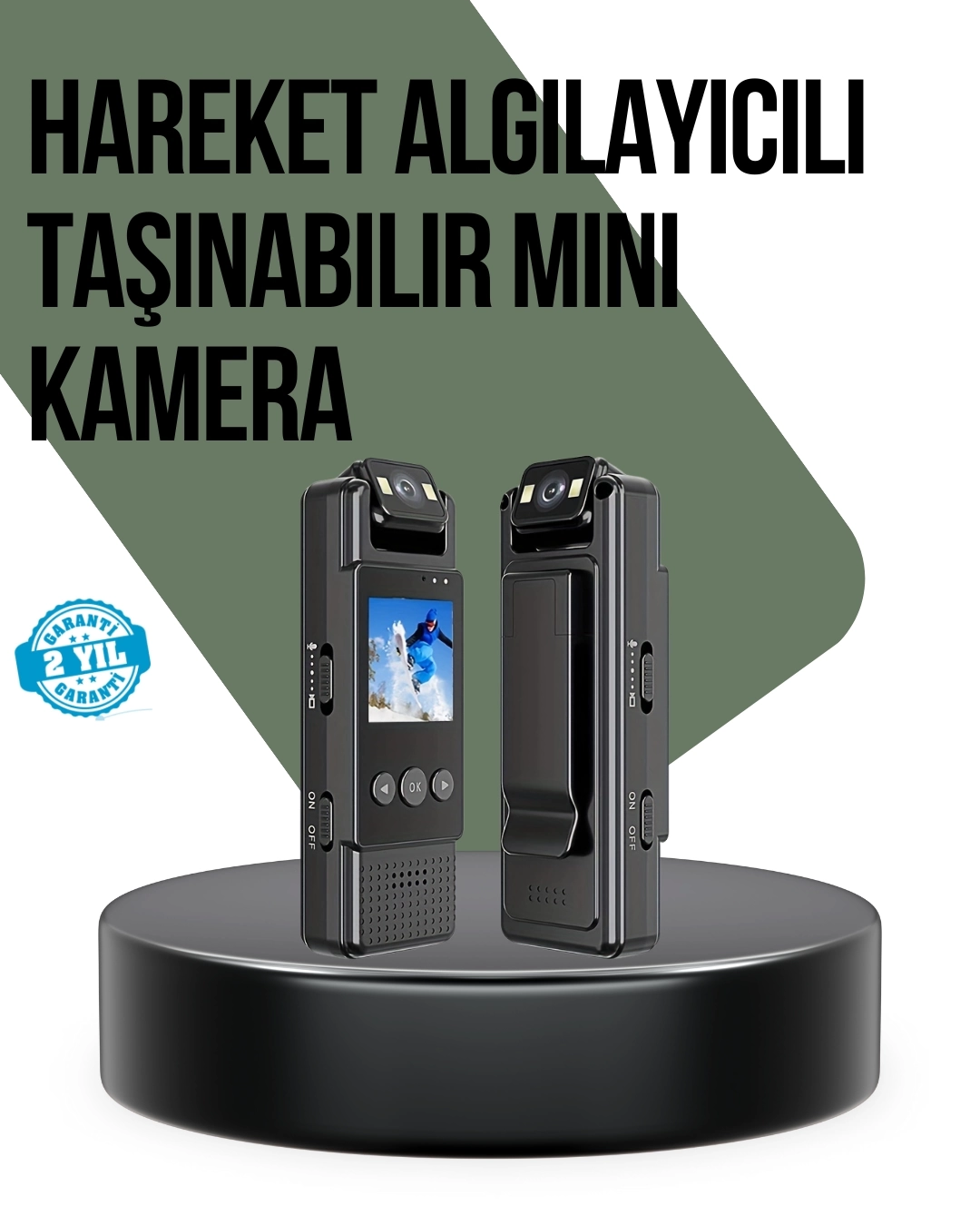 BUĞZ Gece Görüşlü Döngüsel Kayıt Destekli Mini Kamera