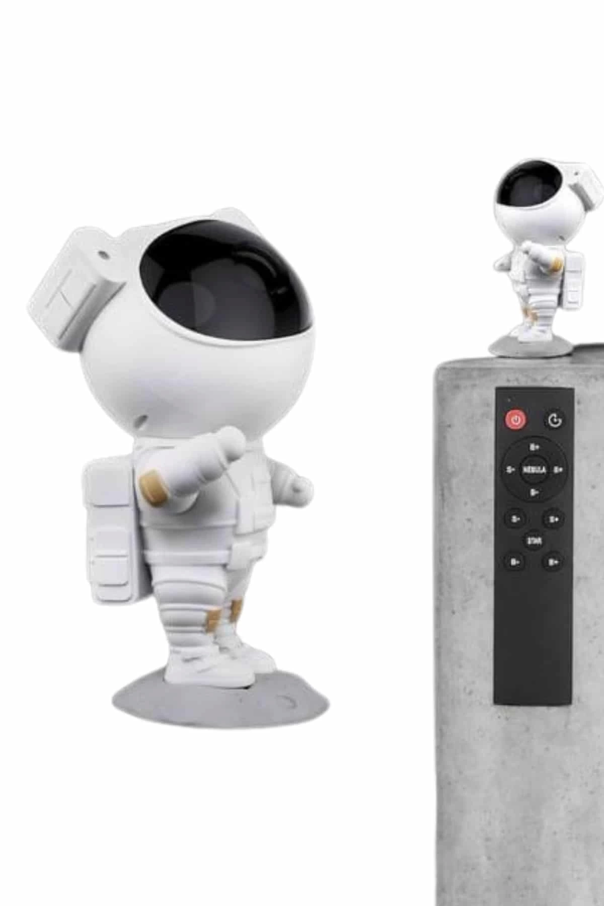 BUĞZ Gece Lambası Astronot Bluetooth Hoparlörlü Galaksi Işık Projektörü
