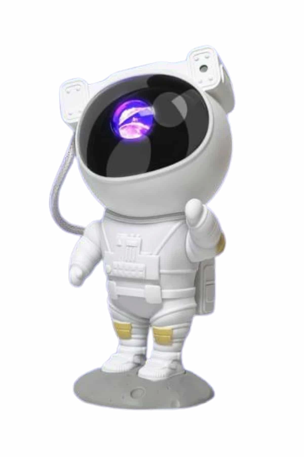 BUĞZ Gece Lambası Astronot Bluetooth Hoparlörlü Galaksi Işık Projektörü