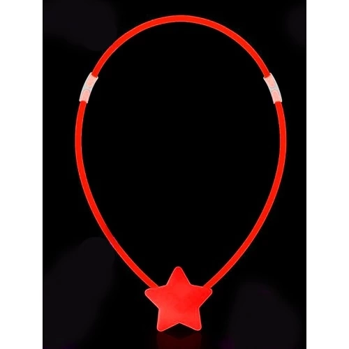 BUĞZ Karanlıkta Yanan Glow Stick Yıldız Kolye - 6 Adet BUĞZ Karanlıkta Yanan Glow Stick Yıldız Kolye - 6 Adet
