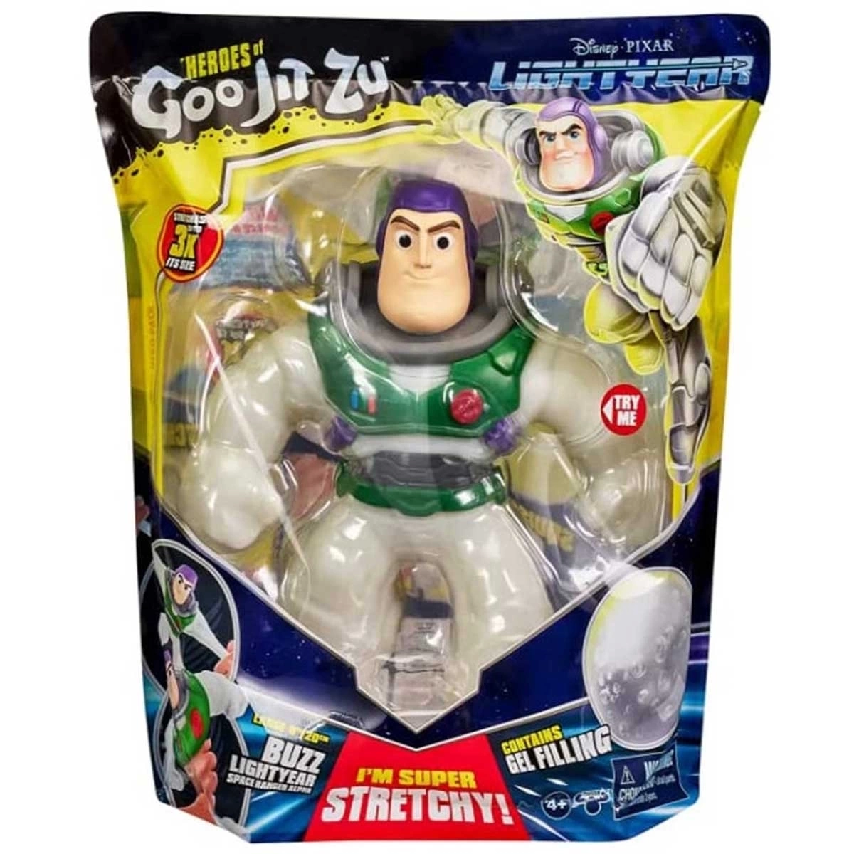 BUĞZ Goo Jit Zu Supagoo Buzz Lightyear Süper Elastik Figür 20 cm