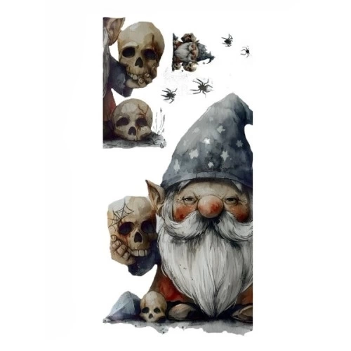 BUĞZ Gotik Cüce ve Kafatası Halloween Duvar Sticker Seti BUĞZ Gotik Cüce ve Kafatası Halloween Duvar Sticker Seti