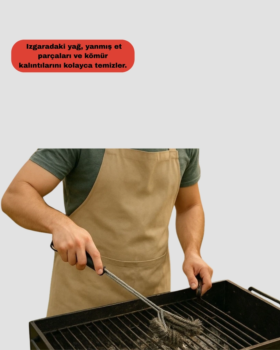BUĞZ Grill ve Mangal Izgara Temizlik Aparatı