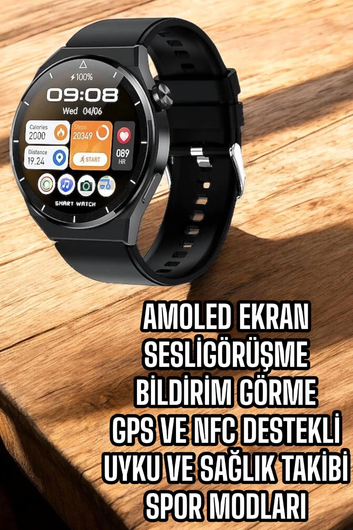 BUĞZ GT8 AKILLI SAAT