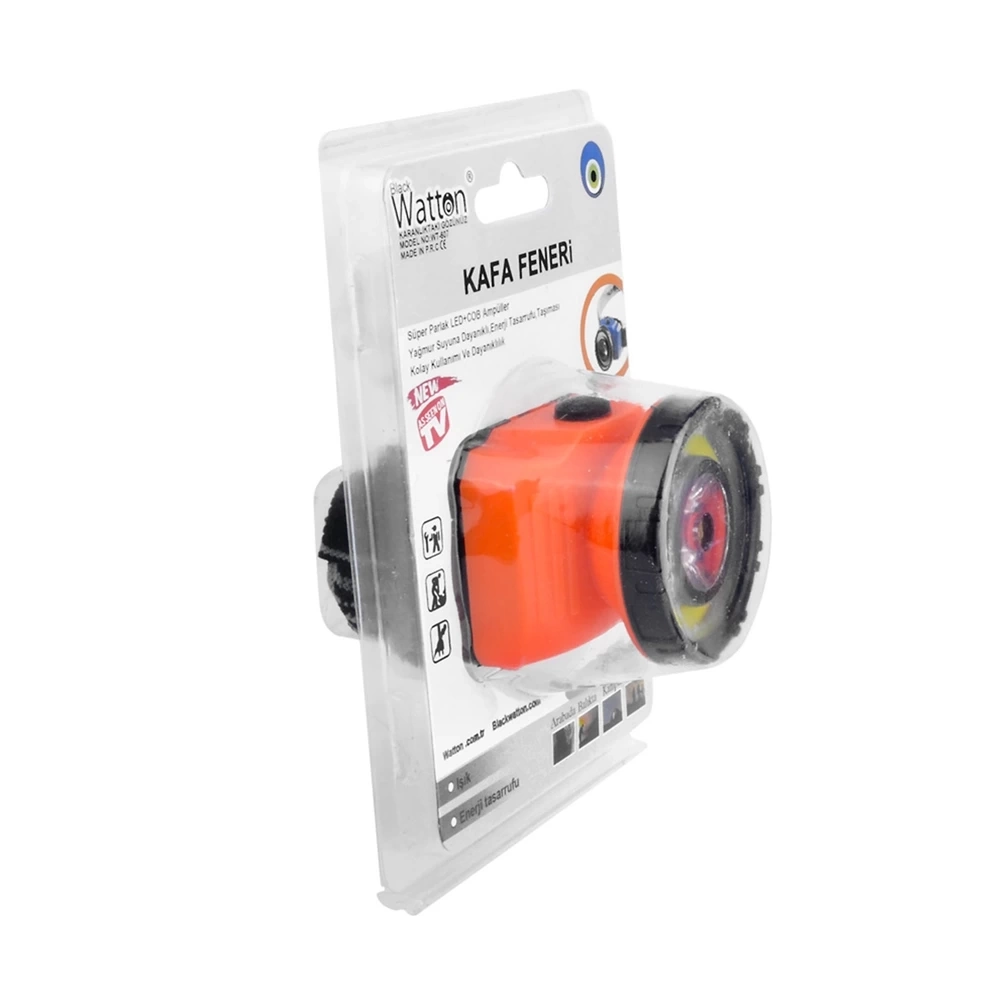 BUĞZ Güçlü Pilli Kafa Lambası  Wt-607