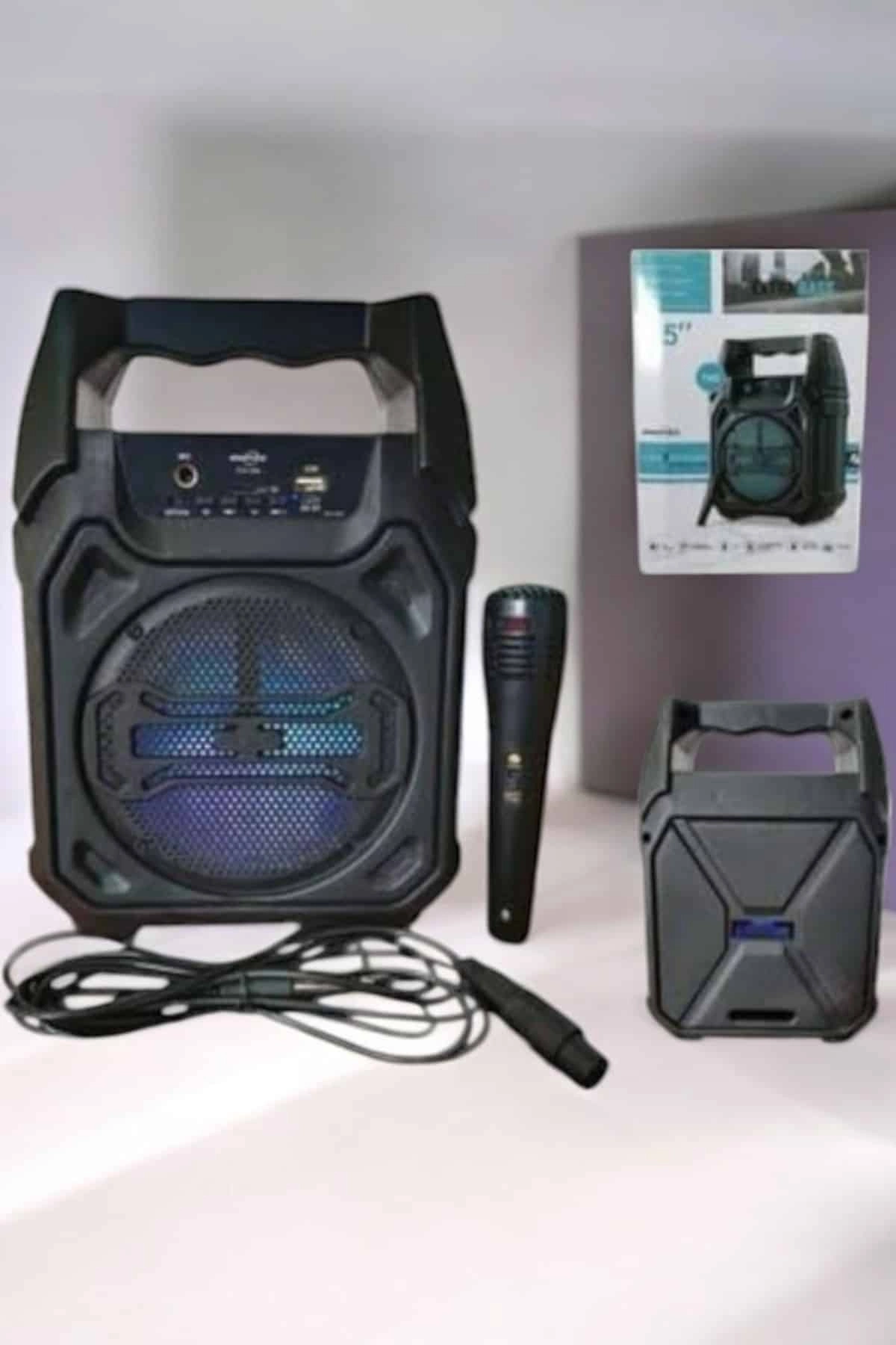 BUĞZ Güçlü ve Şarj Edilebilir Bluetooth Hoparlör 6.5 İnç