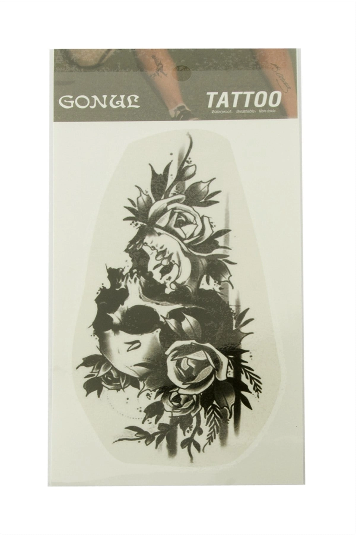 BUĞZ Gül Tattoo Dövme Sticker