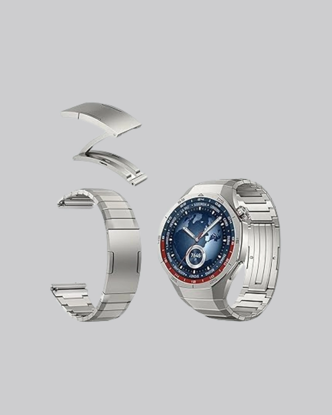 BUĞZ Gümüş Akıllı Saat 46mm Kasa