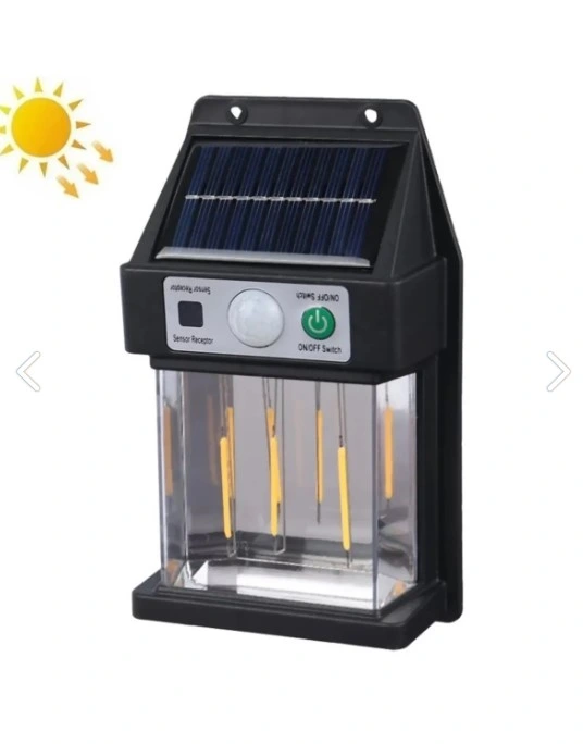 BUĞZ GÜNEŞ ENERJİLİ HAREKET SENSÖRLÜ DUVAR LAMBASI