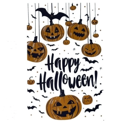 BUĞZ Halloween Temalı Balkabaklı Duvar Sticker Seti