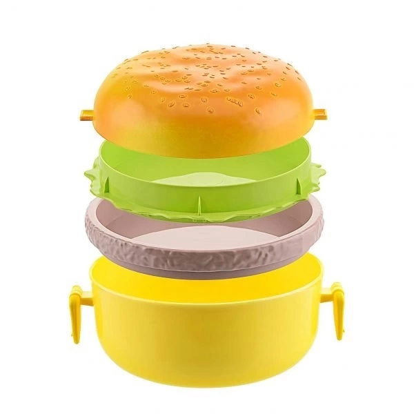 BUĞZ Hamburger Tasarımlı Beslenme Kabı BUĞZ Hamburger Tasarımlı Beslenme Kabı