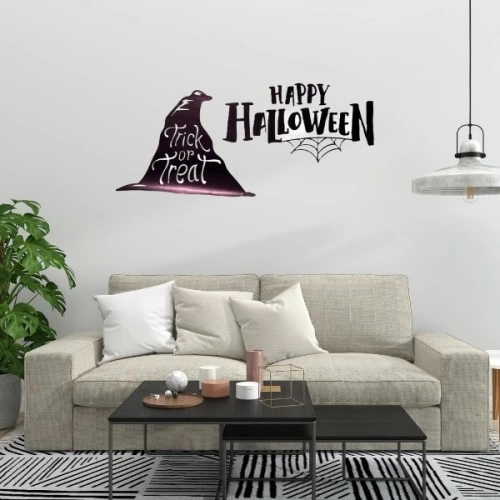 BUĞZ Happy Halloween Temalı Duvar Stickerı BUĞZ Happy Halloween Temalı Duvar Stickerı