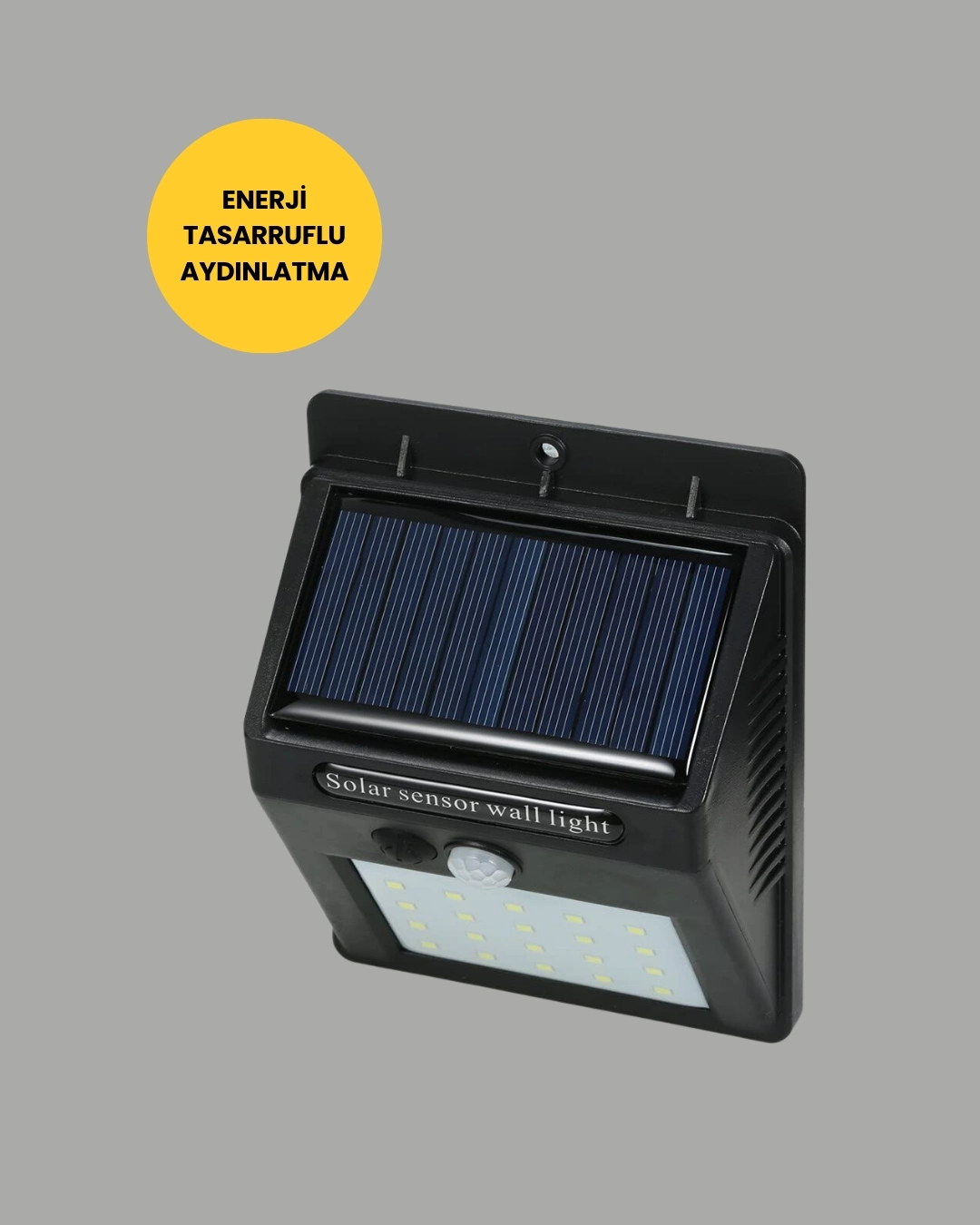 BUĞZ Hareket Sensörlü Güneş Enerjili Dış Mekan LED Lamba 100/144 LED