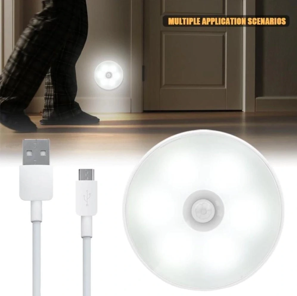 BUĞZ Hareket Sensörlü Usb Şarjlı Led Işık Lamba