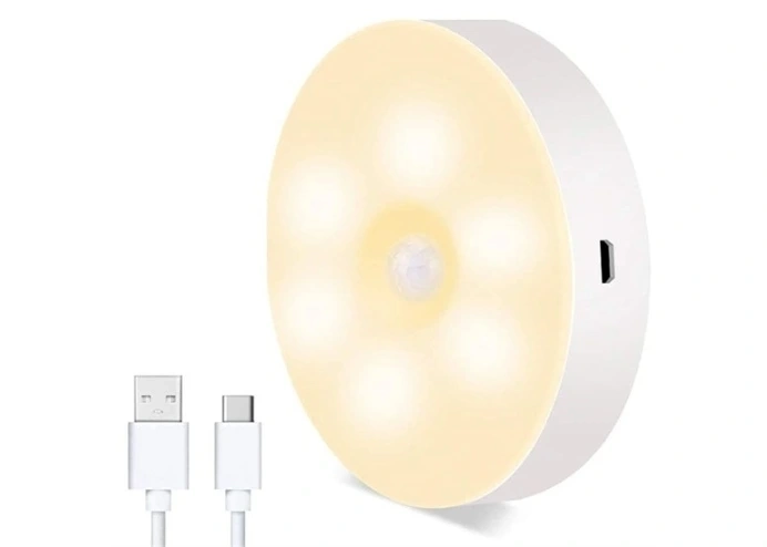 BUĞZ Hareket Sensörlü Usb Şarjlı Led Işık Lamba