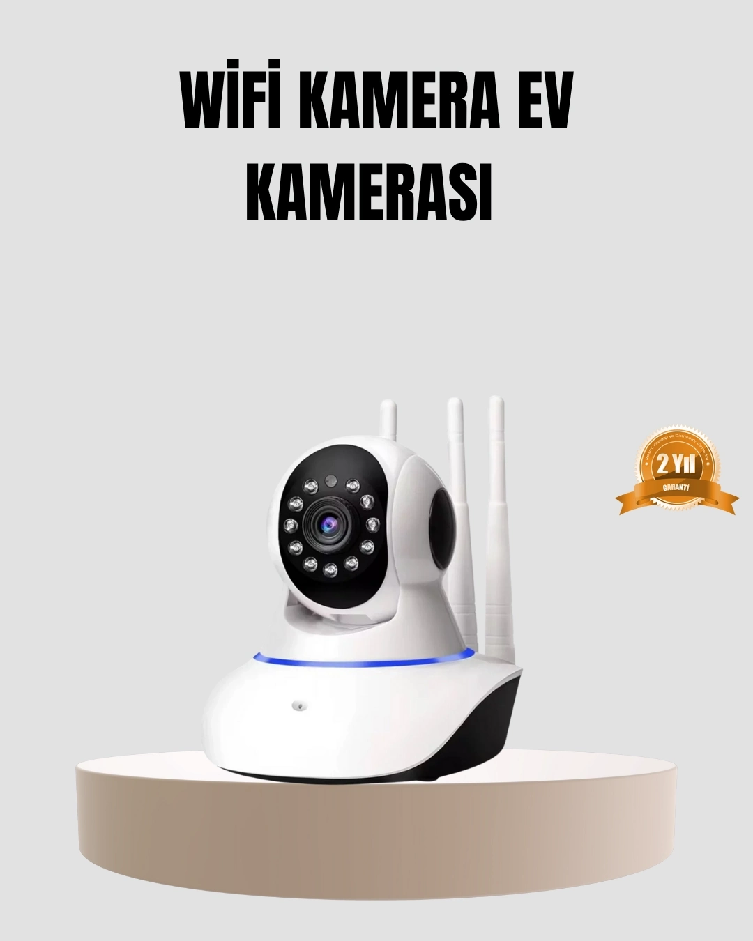BUĞZ HD IP Kamera – Gece Görüşlü, Hareket Sensörlü, Mobil Takip ve Çift Yönlü Ses
